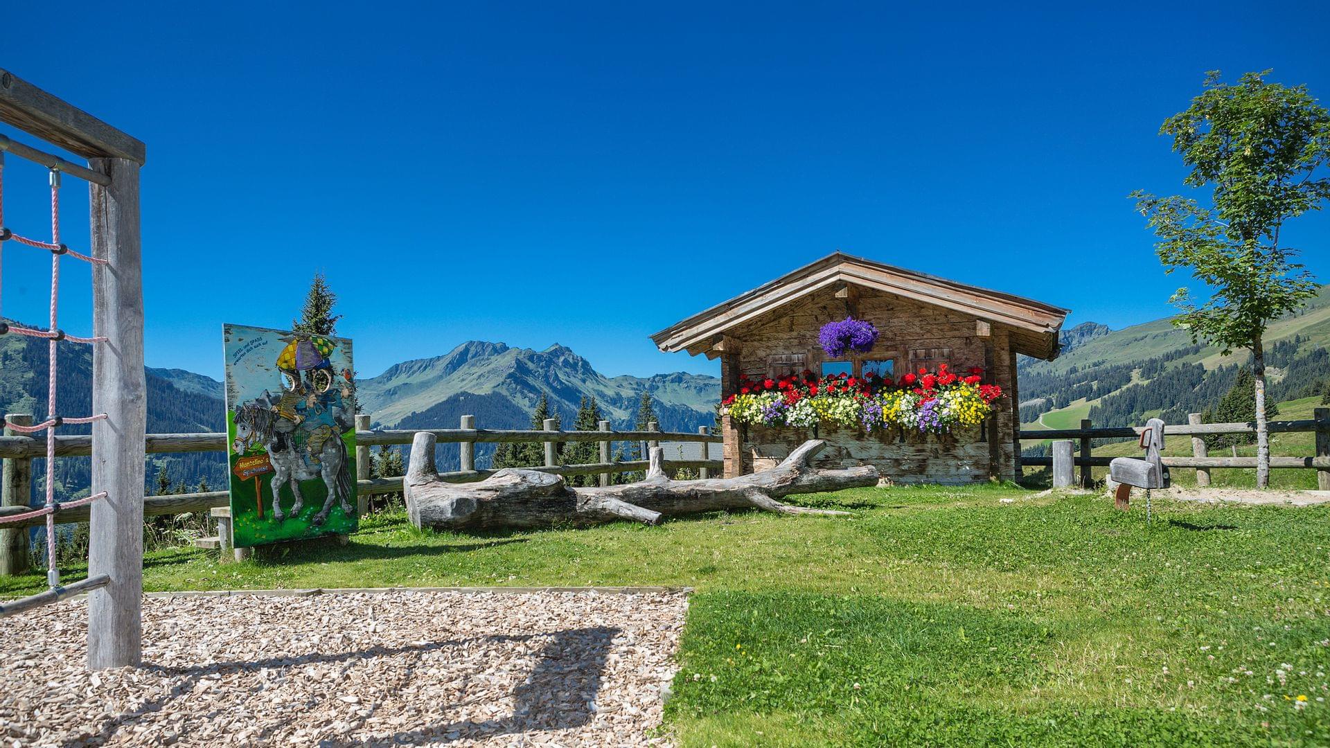 Bewirtschaftete Hütte in Saalbach