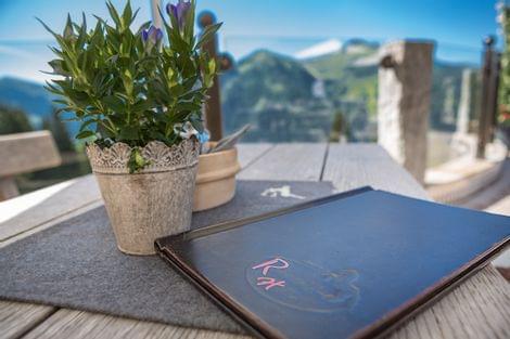 Speisekarte der Rosswaldhütte