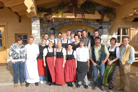 Team der Rosswaldhütte in Saalbach Hinterglemm